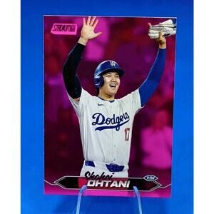 Shohei Ohtani #200 Stadium Club Magenta 2024